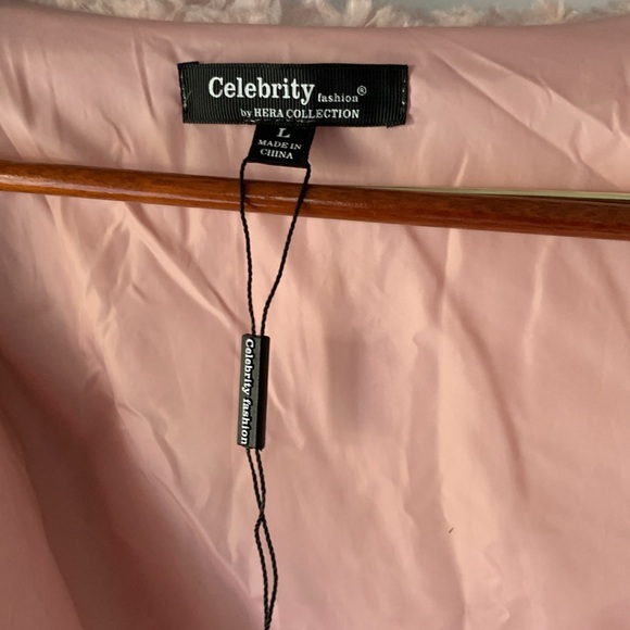 Celebrity Fashion by Hera Collection Sherpa Pink Jacket - Picture 12 of 16